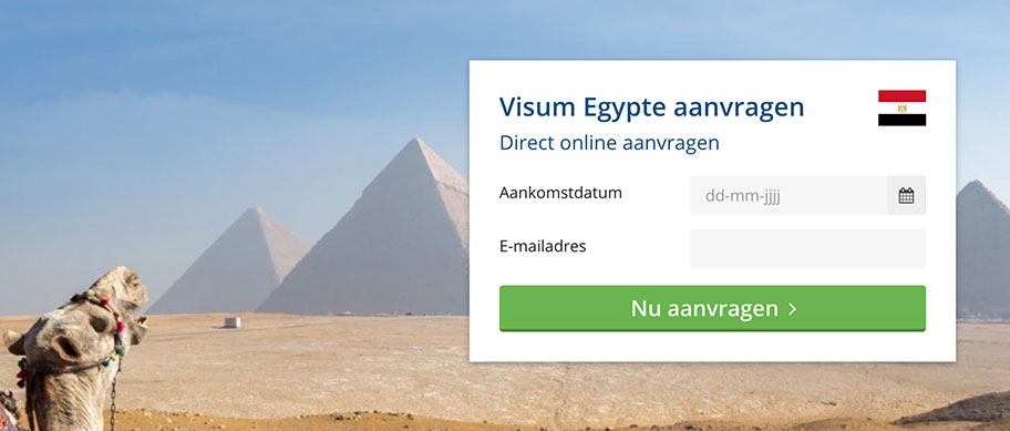 Visumformulier Egypte